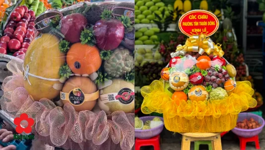 Hướng dẫn cách bọc giỏ hoa quả bằng màng bọc thực phẩm dễ làm