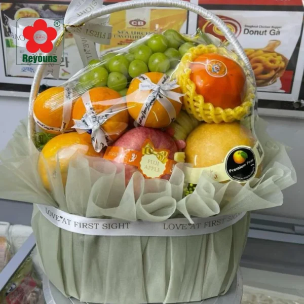 Màng co bọc giỏ quà
