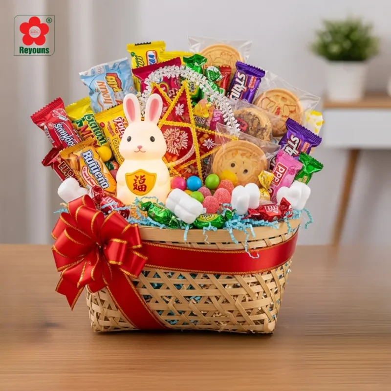 Cách làm giỏ quà bánh kẹo Trung Thu cho bé siêu dễ thương, tiết kiệm