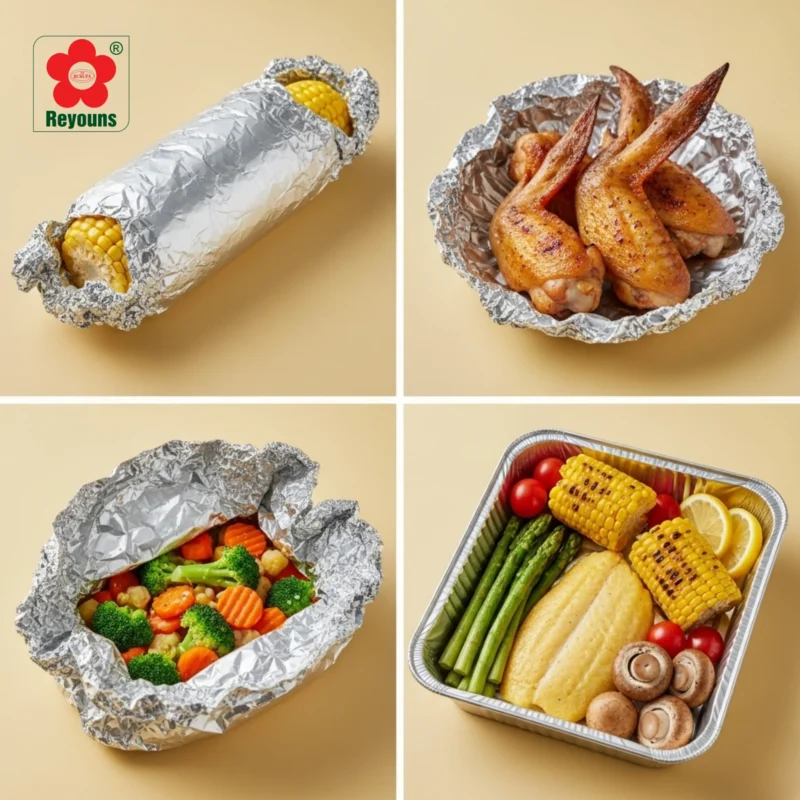 Màng nhôm bọc thực phẩm dùng mặt nào là đúng?