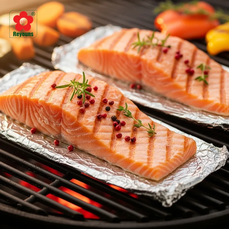 Màng nhôm bọc thực phẩm dùng mặt nào là đúng?