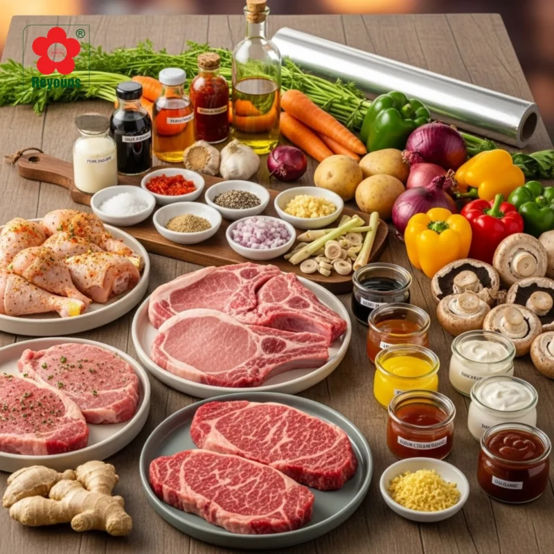 Cách nướng thịt bằng giấy bạc trong nồi chiên không dầu đơn giản