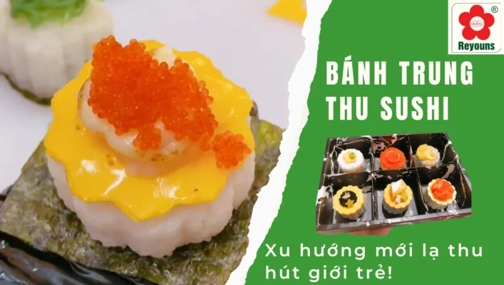 Bánh trung thu sushi có gì đặc biệt? Xu hướng mới lạ thu hút giới trẻ