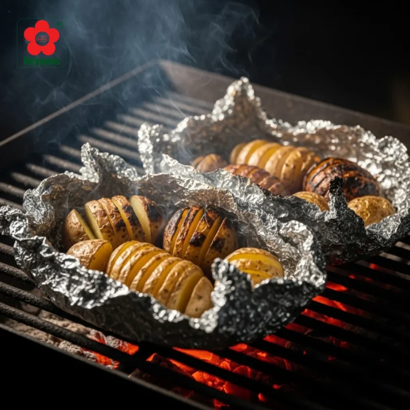 Cách làm khoai tây nướng giấy bạc thơm ngon, chín đều tại nhà
