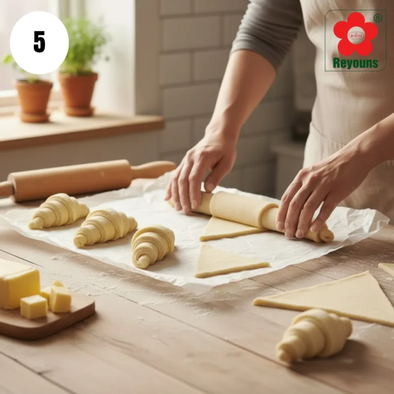 Cách làm bánh croissant bằng nồi chiên không dầu thơm ngon, dễ làm