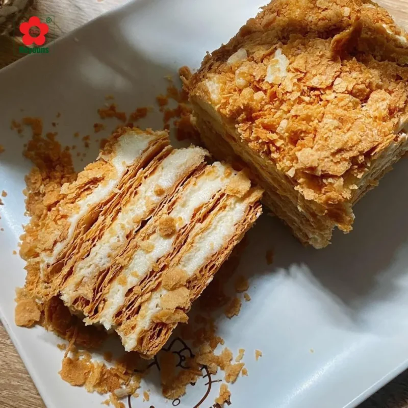 Cách làm bánh Napoleon ngàn lớp thơm ngon, siêu đơn giản ngay tại nhà