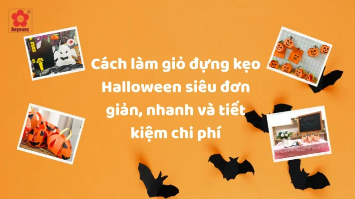 Cách làm giỏ đựng kẹo Halloween siêu đơn giản, nhanh và tiết kiệm chi phí