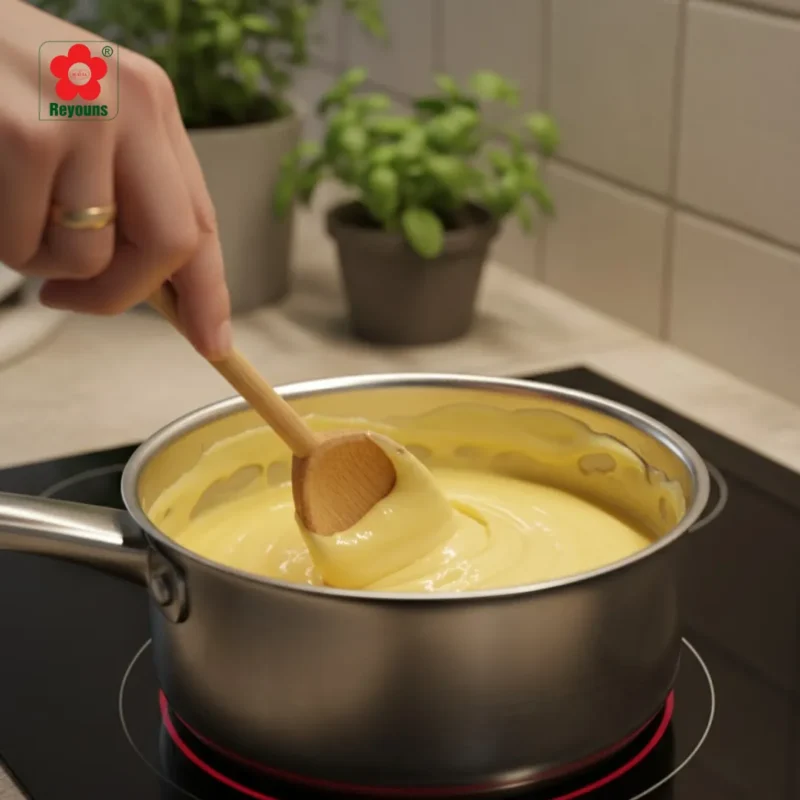 Cách làm nhân bánh su kem không cần whipping cream béo mịn, đơn giản