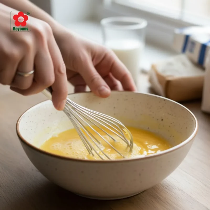 Cách làm nhân bánh su kem không cần whipping cream béo mịn, đơn giản