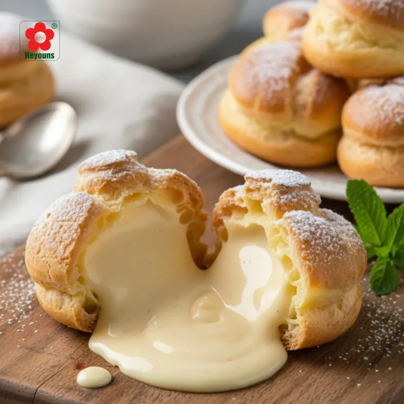 Cách làm nhân bánh su kem không cần whipping cream béo mịn, đơn giản