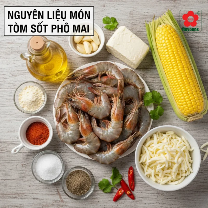 Cách làm tôm sốt phô mai chấm bánh mì béo ngậy, ngon khó cưỡng