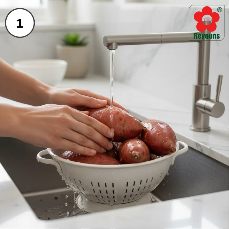 Cách làm khoai lang bọc giấy bạc nướng thơm ngon, dễ làm tại nhà