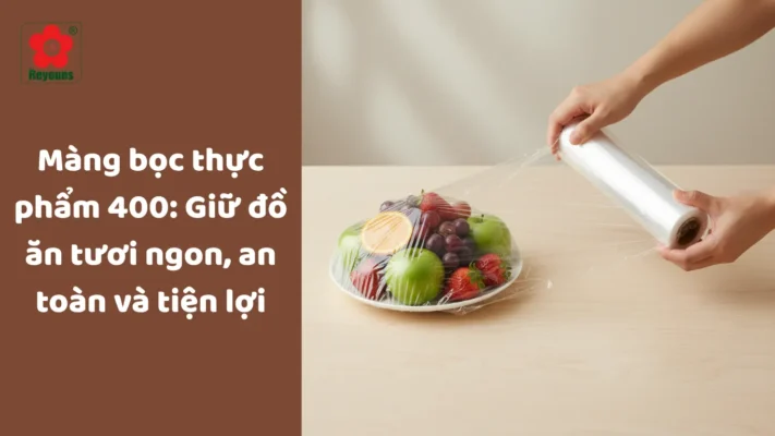 Màng bọc thực phẩm 400: Giữ đồ ăn tươi ngon, an toàn và tiện lợi