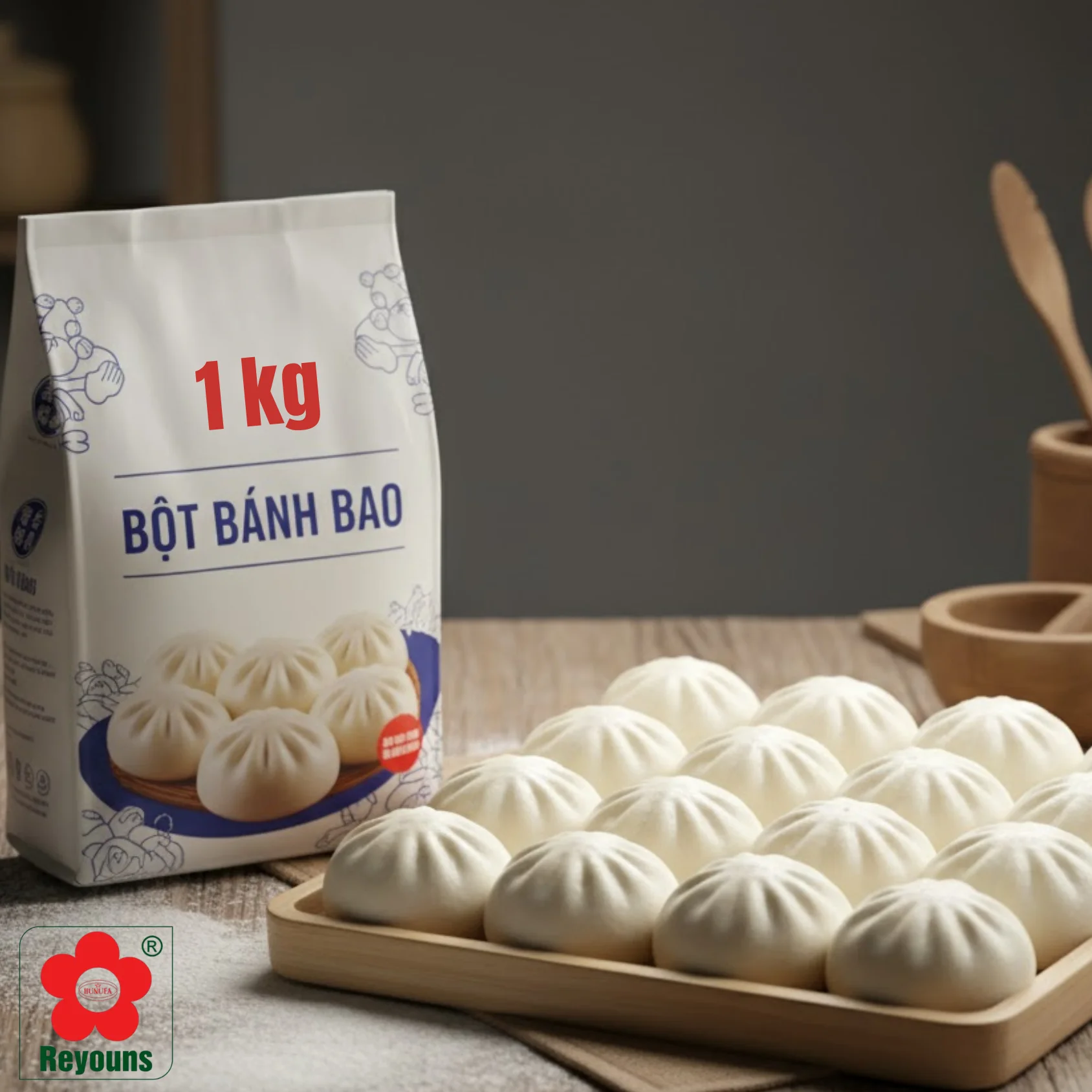 1kg bột bánh bao làm được bao nhiêu cái? Cách tính lượng bột chuẩn nhất