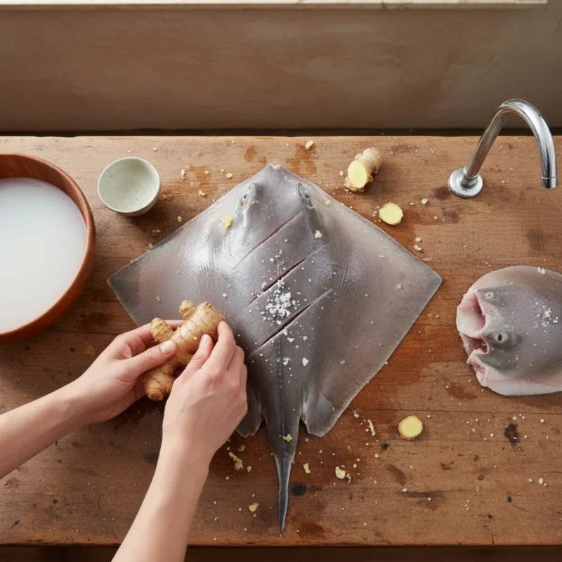 Cách làm cá đuối nướng giấy bạc thơm mềm, không bị tanh tại nhà