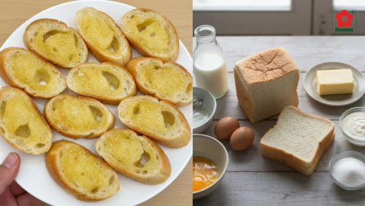 Cách làm bánh mì bơ sữa bằng chảo thơm ngon