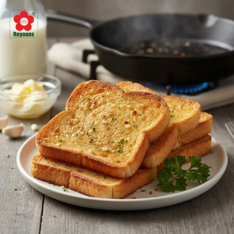 Cách làm bánh mì bơ sữa bằng chảo thơm ngon