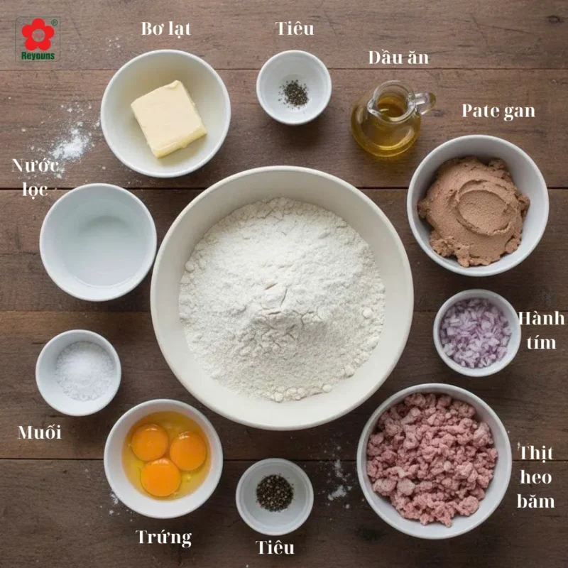 Cách làm bánh Pateso bằng bột mì tại nhà siêu đơn giản và thơm ngon