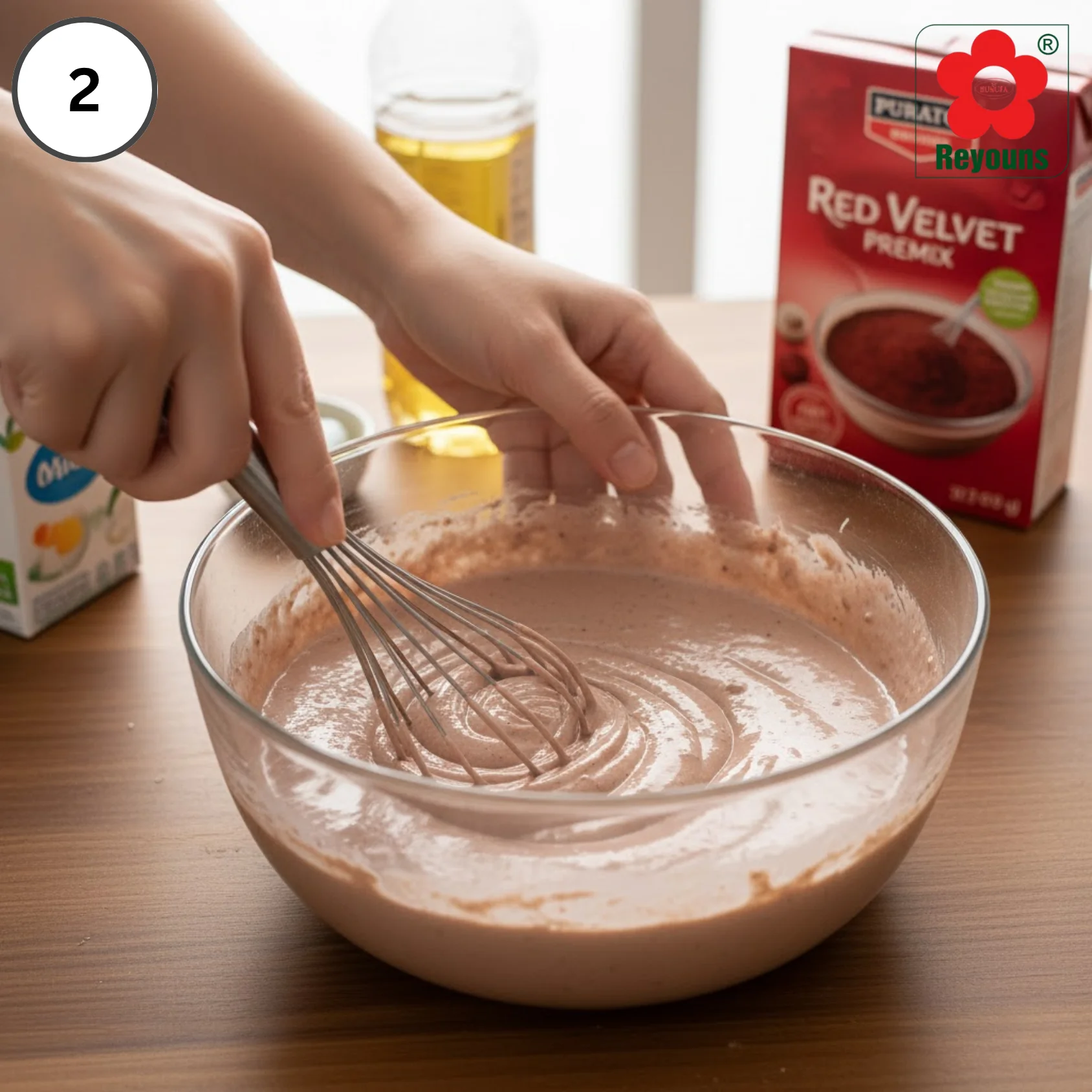 Cách làm bánh Red Velvet bằng bột trộn sẵn Puratos mềm mịn, đơn giản