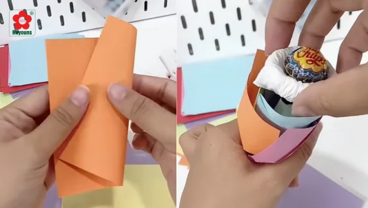 Cách làm bó hoa bằng kẹo mút Chupa Chups đẹp, đơn giản