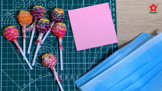 Cách làm bó hoa bằng kẹo mút Chupa Chups đẹp, đơn giản