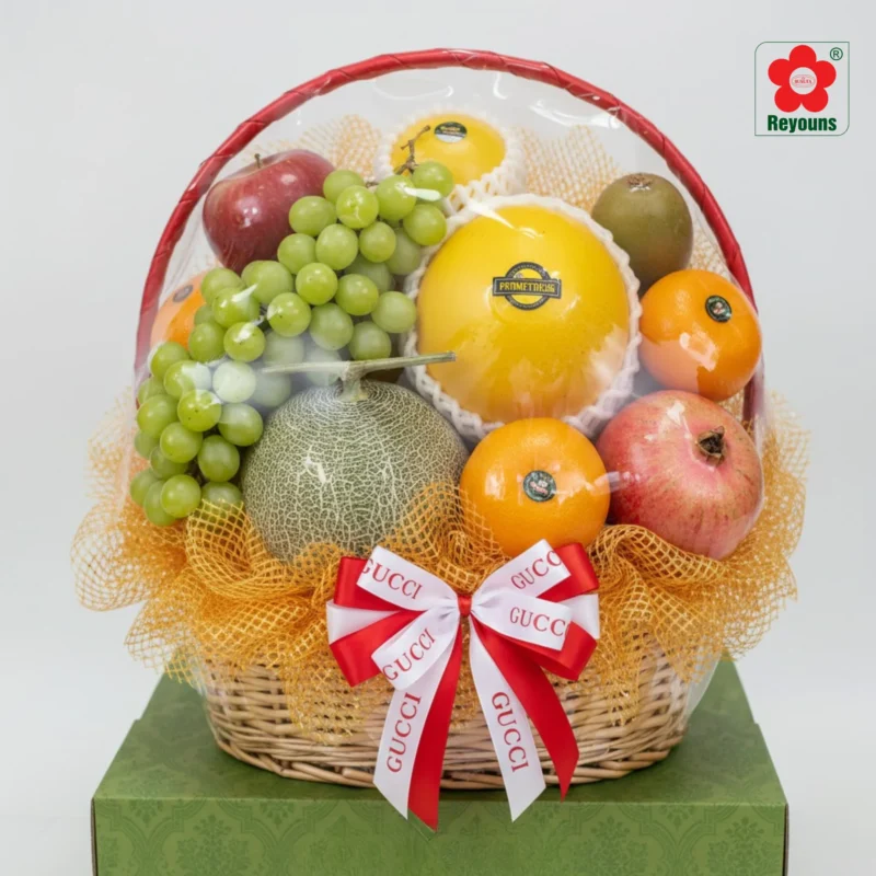 Cách làm giỏ hoa quả 20 tháng 11 đẹp, đơn giản, ý nghĩa tặng thầy cô