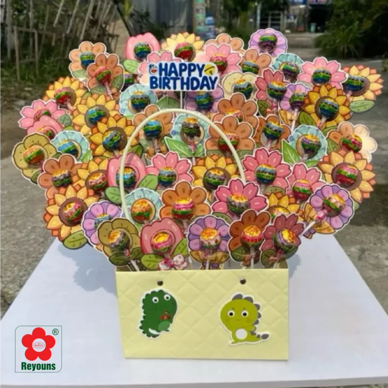 Cách làm giỏ kẹo mút cực xinh, đơn giản, siêu dễ làm tại nhà