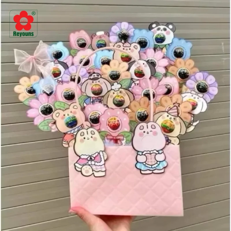 Cách làm giỏ kẹo mút cực xinh, đơn giản, siêu dễ làm tại nhà