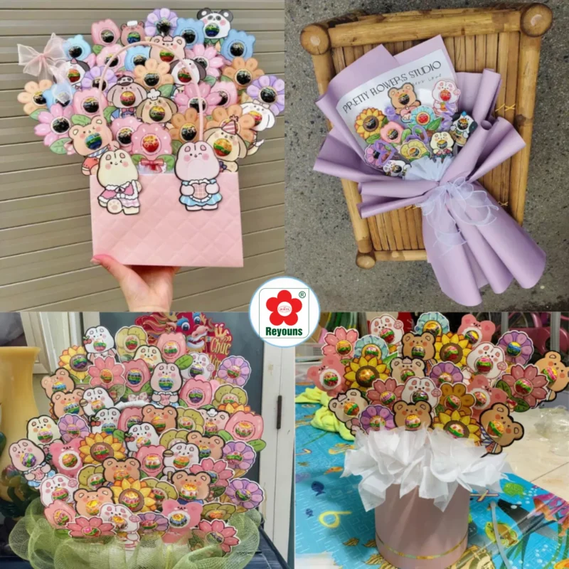 Cách làm giỏ kẹo mút cực xinh, đơn giản, siêu dễ làm tại nhà