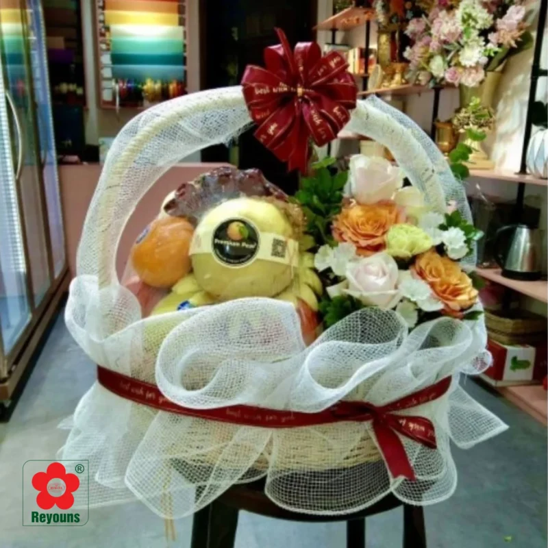 Cách làm giỏ trái cây đám giỗ đẹp, đơn giản mà vẫn trang trọng