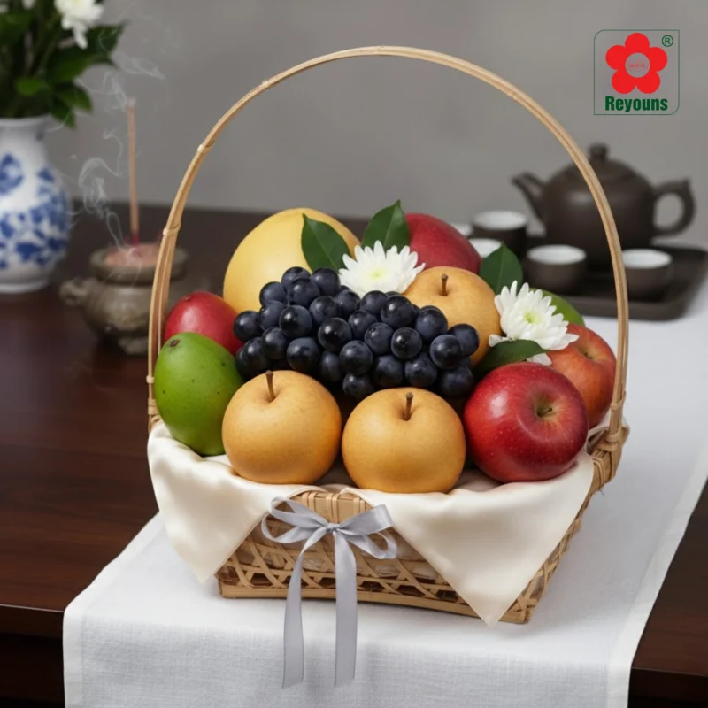 Cách làm giỏ trái cây đám giỗ đẹp, đơn giản mà vẫn trang trọng