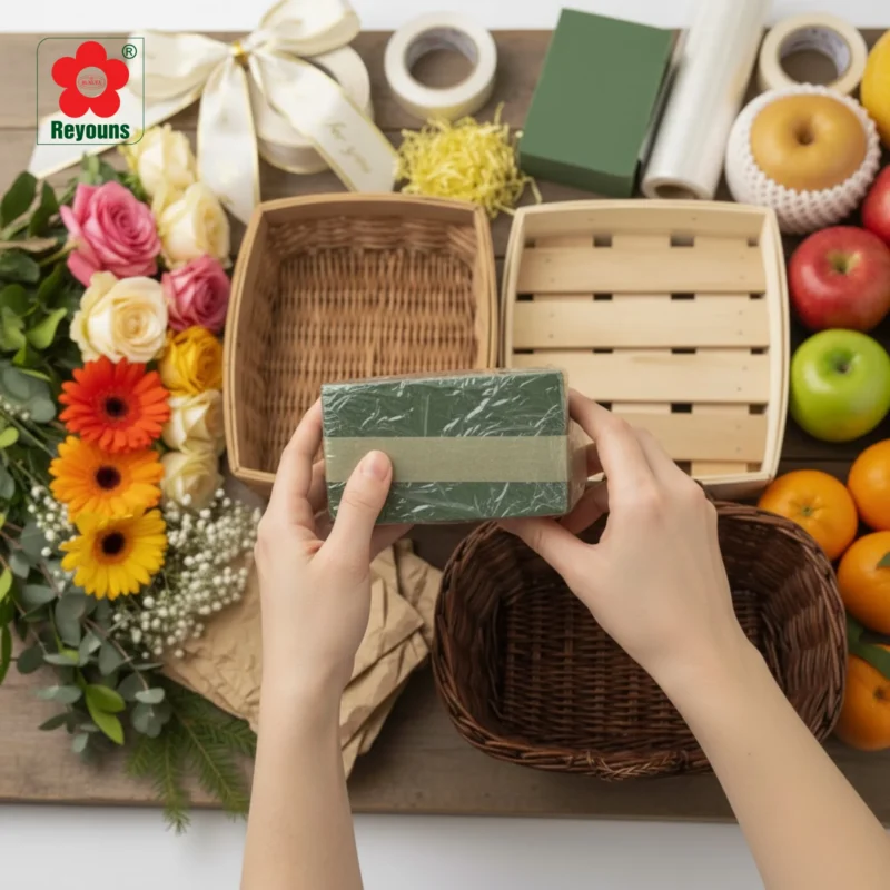 Cách làm giỏ trái cây kèm hoa đẹp, đơn giản, dễ làm tại nhà