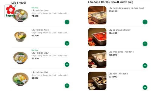 Menu Haidilao 2025 có gì mới? Giá cả, combo và món ăn hot