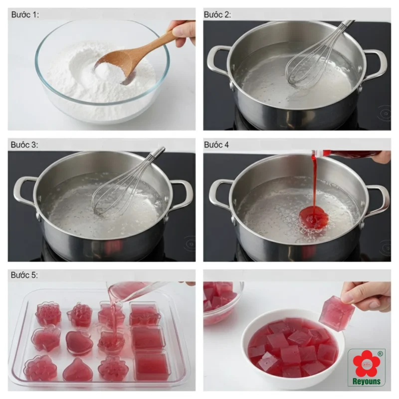 Bột rau câu Konnyaku giòn hay dẻo? Cách nấu bột rau câu Konyaku