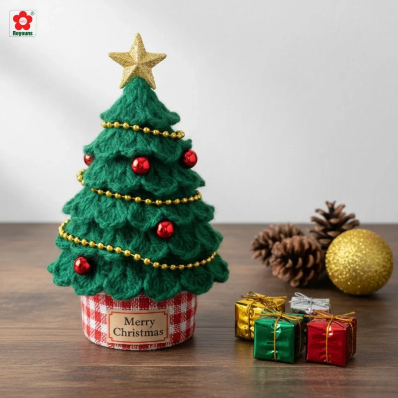 7+ Cách làm cây thông Noel mini để bàn làm việc đơn giản, siêu dễ thương