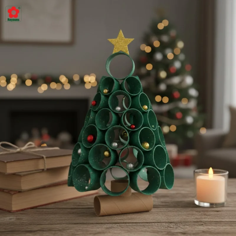 7+ Cách làm cây thông Noel mini để bàn làm việc đơn giản, siêu dễ thương