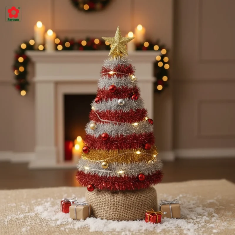 7+ Cách làm cây thông Noel mini để bàn làm việc đơn giản, siêu dễ thương