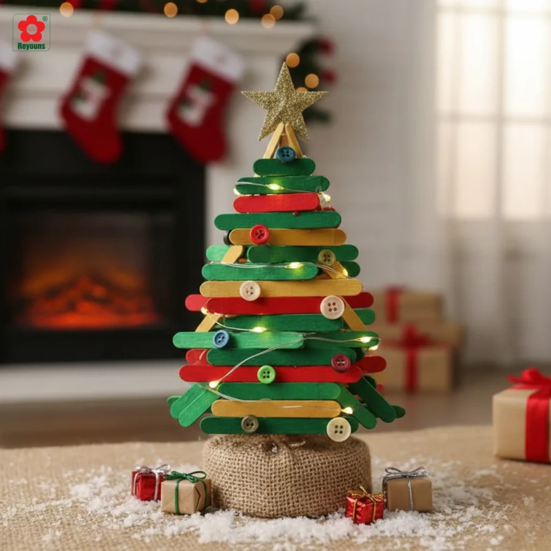 7+ Cách làm cây thông Noel mini để bàn làm việc đơn giản, siêu dễ thương