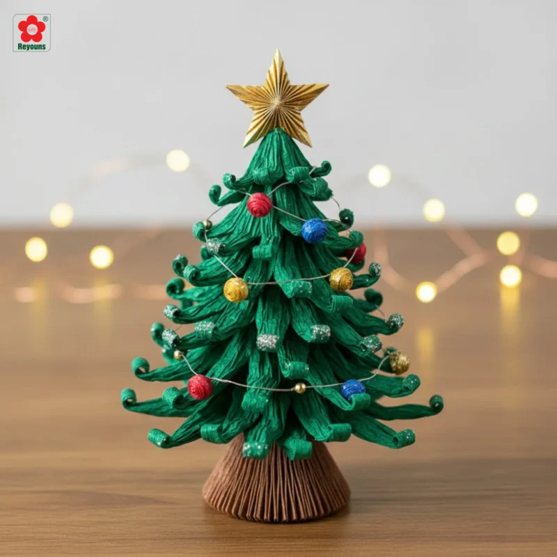 7+ Cách làm cây thông Noel mini để bàn làm việc đơn giản, siêu dễ thương