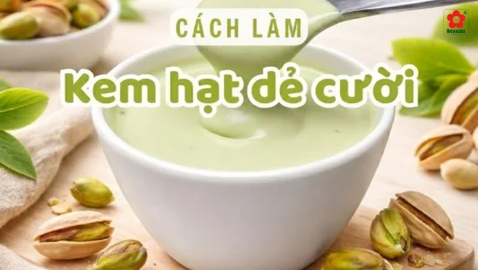 Cách làm kem hạt dẻ cười thơm béo, mịn mát, ăn là ghiền