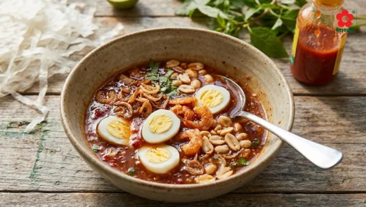 Cách làm nước sốt bánh tráng trộn bằng tương ớt ngon cay siêu ngon