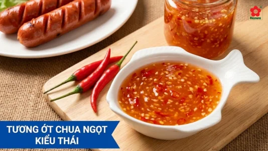 Cách làm tương ớt chua ngọt kiểu Thái đơn giản, ăn là ghiền