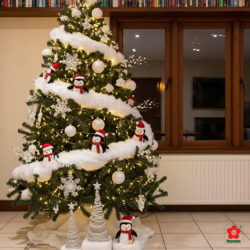 10+ Cách trang trí cây thông Noel màu trắng đẹp, nổi bật