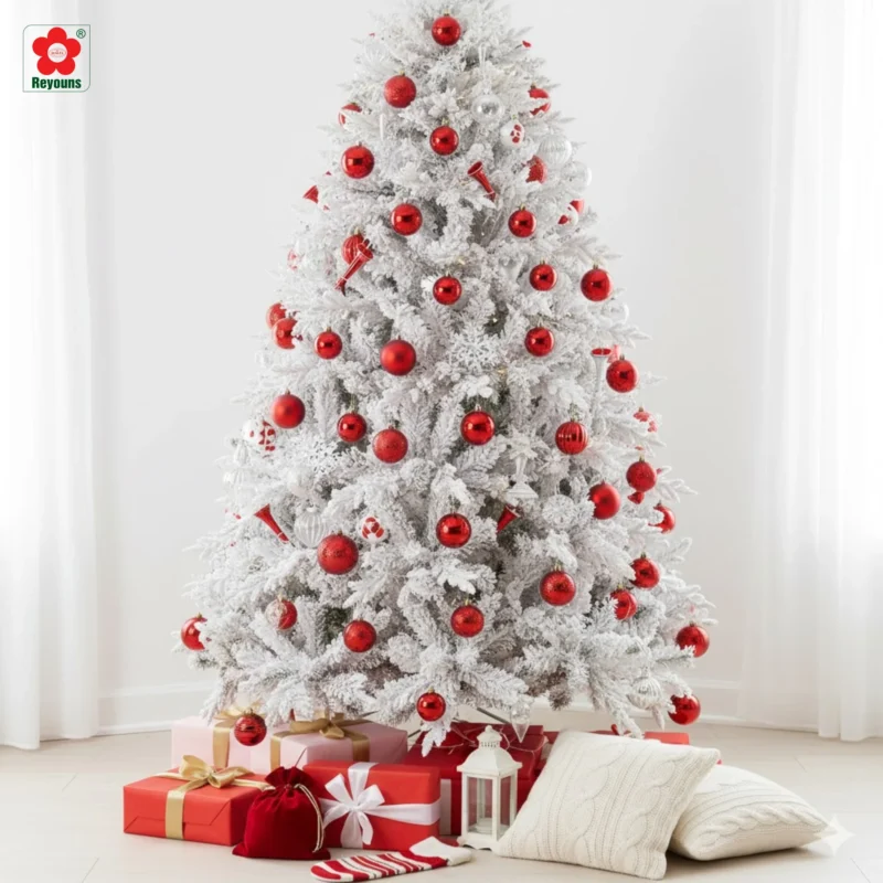 10+ Cách trang trí cây thông Noel màu trắng đẹp, nổi bật