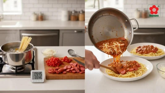 Công thức mì Ý Jollibee sốt cà chua bò bằm chuẩn vị