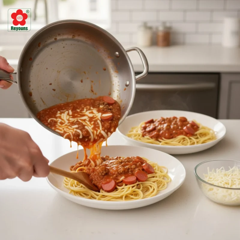 Công thức mì Ý Jollibee sốt cà chua bò bằm chuẩn vị