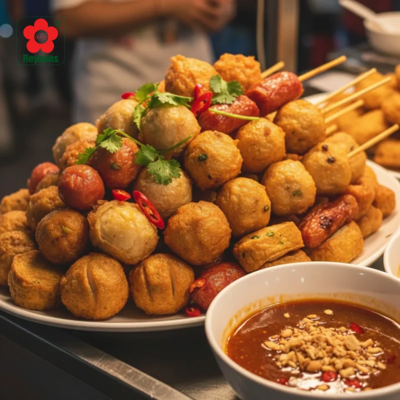 50+ Hình ảnh cá viên chiên thập cẩm đẹp, vàng giòn, nhìn là thèm