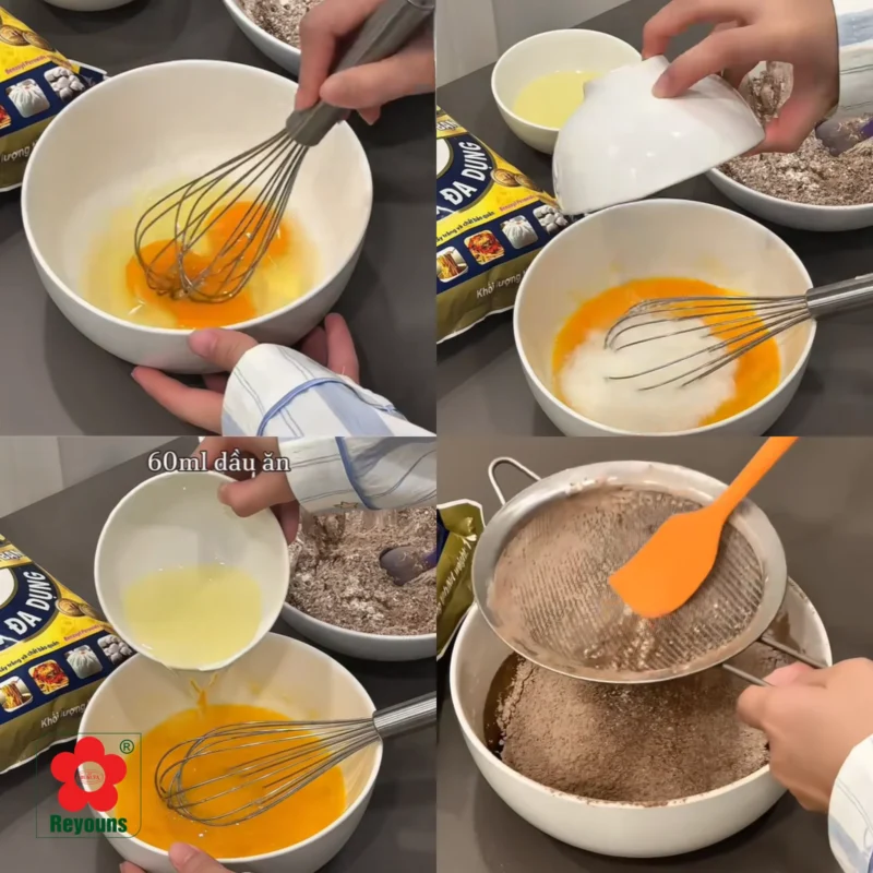 Làm bánh crinkle bằng nồi chiên không dầu nở đẹp, nhanh gọn