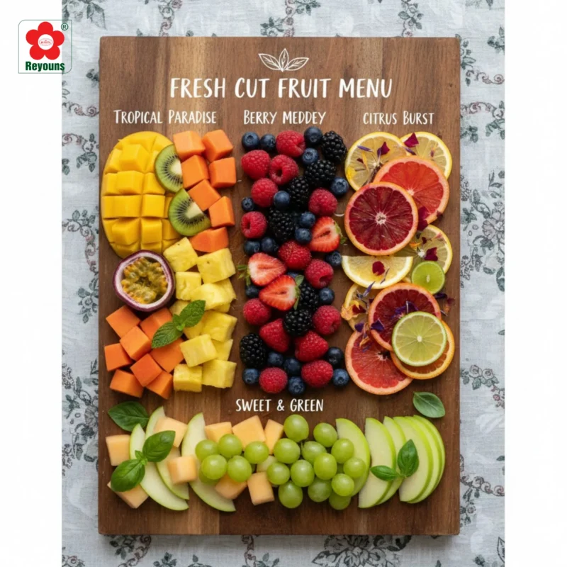 10+ Mẫu menu trái cây gọt sẵn đẹp, dễ bán, lợi nhuận cao