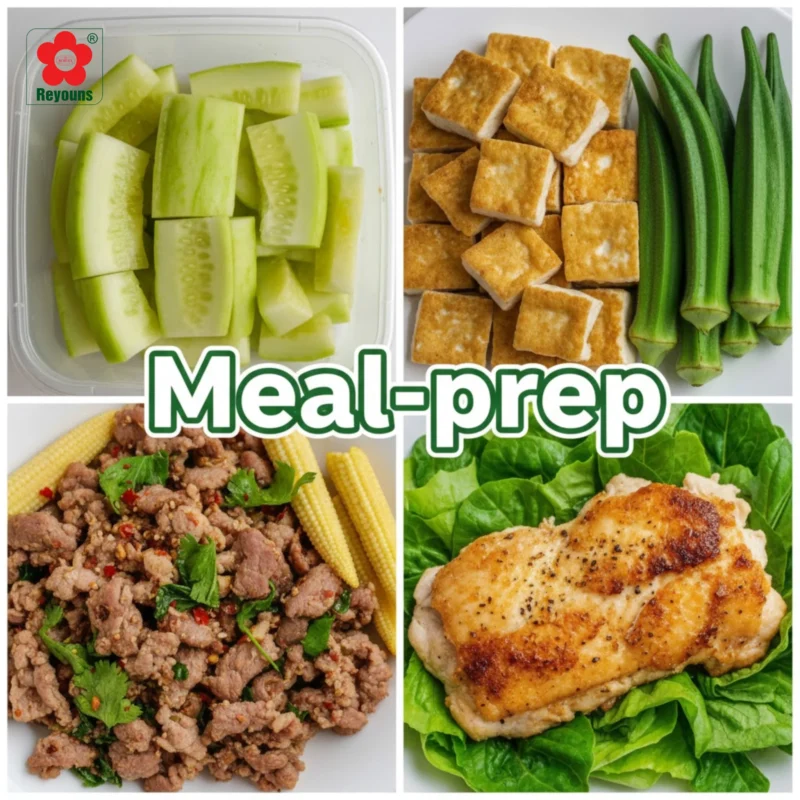 Gợi ý thực đơn meal prep cho cả tuần đơn giản, tiết kiệm thời gian